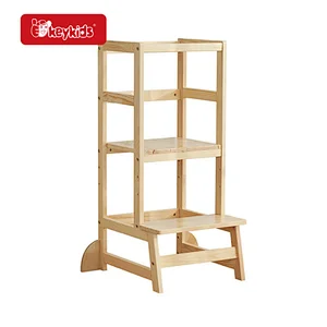 Customize Children Pretend Play Wooden Toy Kitchen Set with Toy Storage W10C914